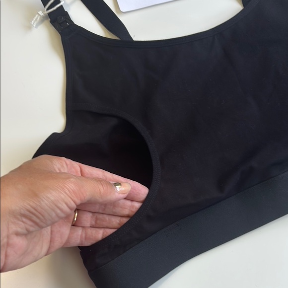 NWT Nursing Women's Pumping Black Bra by Momcozy size XXL - Picture 2 of 8